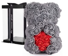 Orso di rose - 25 cm - Idea