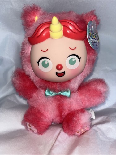 Orso unicorno peluche rosa