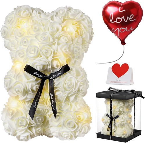 Orsetto rosa fiore regalo - orsetto,