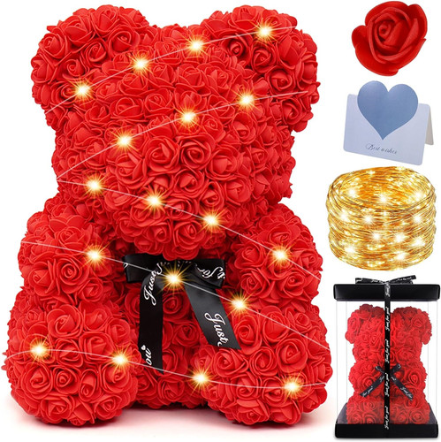 Orso rose orsacchiotto di - orso, rose,orsacchiotto